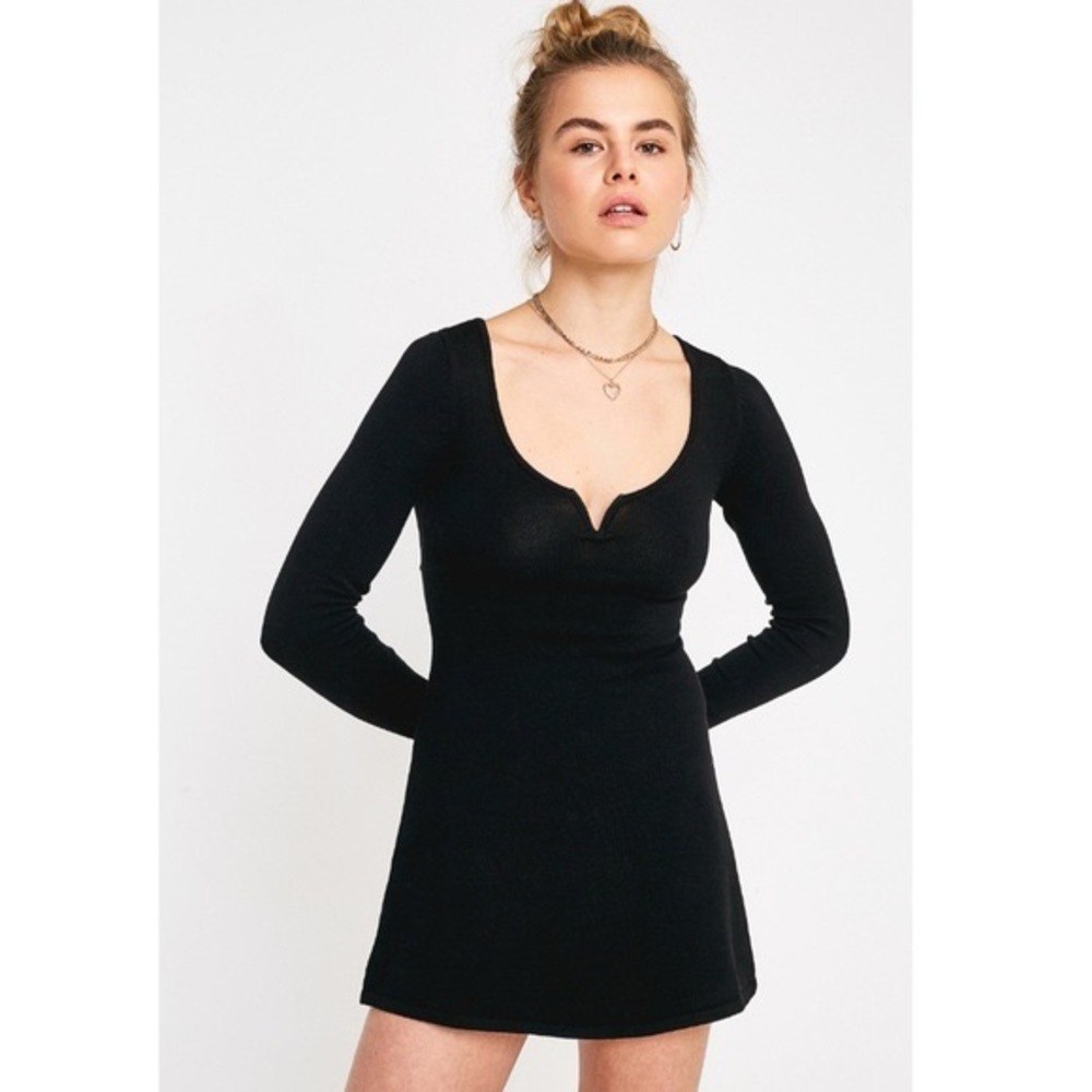 Urban Outfitters Black Knit Dress